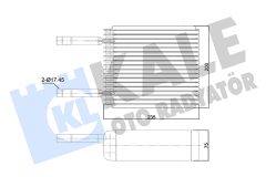 KALE OTO RADYATÖR 350015 — Evaporator aer condiționat