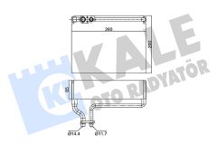 KALE OTO RADYATÖR 350055 — Испаритель кондиционера