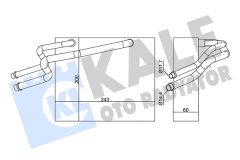 KALE OTO RADYATÖR 350060 — Evaporator aer condiționat