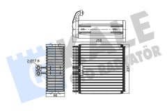 KALE OTO RADYATÖR 350080 — Evaporator aer condiționat
