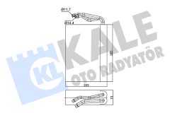 KALE OTO RADYATÖR 350125 — Evaporator aer condiționat