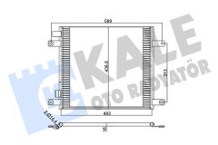 KALE OTO RADYATÖR 350330 — Radiator aer condiționat