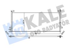 KALE OTO RADYATÖR 350440 — Радиатор кондиционера
