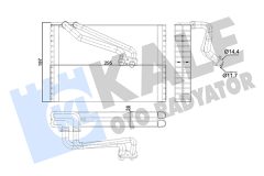 KALE OTO RADYATÖR 352975 — Evaporator aer condiționat