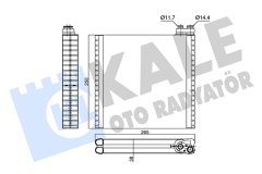KALE OTO RADYATÖR 352980 — Evaporator aer condiționat