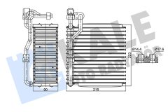 KALE OTO RADYATÖR 352990 — Evaporator aer condiționat
