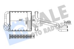 KALE OTO RADYATÖR 355085 — Радиатор печки