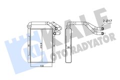 KALE OTO RADYATÖR 355210 — Radiator încălzire habitaclu