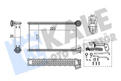 KALE OTO RADYATÖR 355225 — Радиатор печки