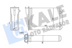 KALE OTO RADYATÖR 356125 — Радиатор печки