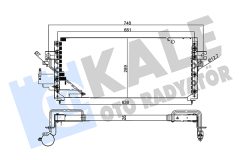 KALE OTO RADYATÖR 357920 — Radiator aer condiționat