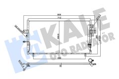 KALE OTO RADYATÖR 358035 — Radiator aer condiționat