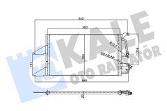 KALE OTO RADYATÖR 358720 — Радиатор кондиционера