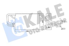 KALE OTO RADYATÖR 359860 — Испаритель кондиционера