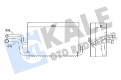 KALE OTO RADYATÖR 359870 — Испаритель кондиционера
