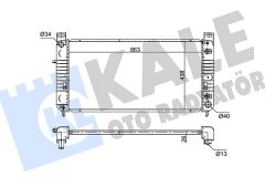 KALE OTO RADYATÖR 361725 — Радиатор охлаждения