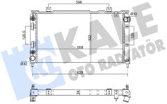 KALE OTO RADYATÖR 362535 — Radiator răcire motor