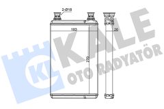 KALE OTO RADYATÖR 370610 — Радиатор печки