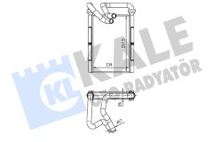 KALE OTO RADYATÖR 370695 — Radiator încălzire habitaclu