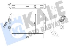 KALE OTO RADYATÖR 370715 — Радиатор печки