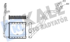 KALE OTO RADYATÖR 370735 — Радиатор печки