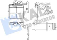 KALE OTO RADYATÖR 370780 — Радиатор печки