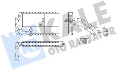 KALE OTO RADYATÖR 370845 — Radiator încălzire habitaclu
