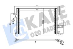 KALE OTO RADYATÖR 377100 — Радиатор кондиционера