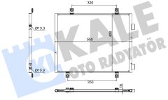 KALE OTO RADYATÖR 382710 — Radiator aer condiționat