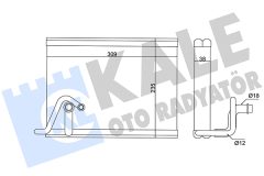 KALE OTO RADYATÖR 416945 — Evaporator aer condiționat
