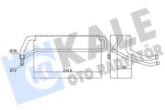 KALE OTO RADYATÖR 416955 — Evaporator aer condiționat