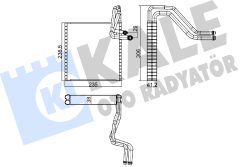 KALE OTO RADYATÖR 416980 — Evaporator aer condiționat