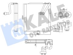 KALE OTO RADYATÖR 416990 — Evaporator aer condiționat