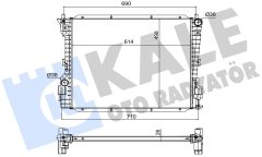 KALE OTO RADYATÖR 573440 — Radiator răcire motor