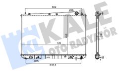 KALE OTO RADYATÖR 573745 — Radiator răcire motor
