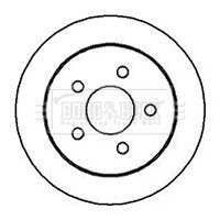 BORG & BECK BBD4211 — Disc de frână