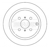 BORG & BECK BBD4364 — Disc de frână