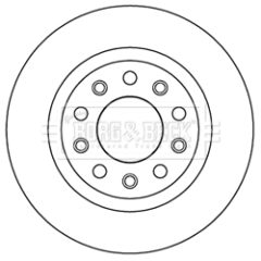 BORG & BECK BBD5194 — Тормозной диск