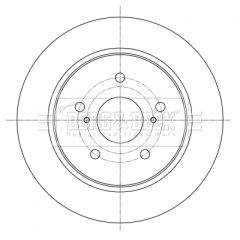 BORG & BECK BBD5368 — Тормозной диск