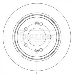 BORG & BECK BBD5418 — Тормозной диск