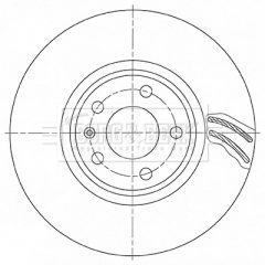 BORG & BECK BBD6163S — Тормозной диск