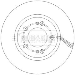 BORG & BECK BBD6230S — Тормозной диск