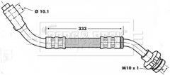 BORG & BECK BBH7155 — Тормозной шланг
