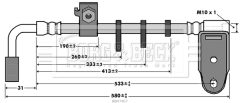 BORG & BECK BBH7407 — Furtun de frână