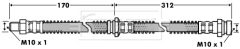 BORG & BECK BBH7420 — Тормозной шланг