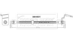 BORG & BECK BBH8011 — Тормозной шланг