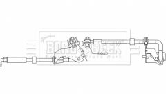 BORG & BECK BBH8534 — Тормозной шланг