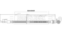 BORG & BECK BBH8989 — Furtun de frână