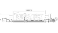 BORG & BECK BBH8992 — Furtun de frână