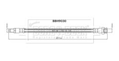 BORG & BECK BBH9030 — Furtun de frână